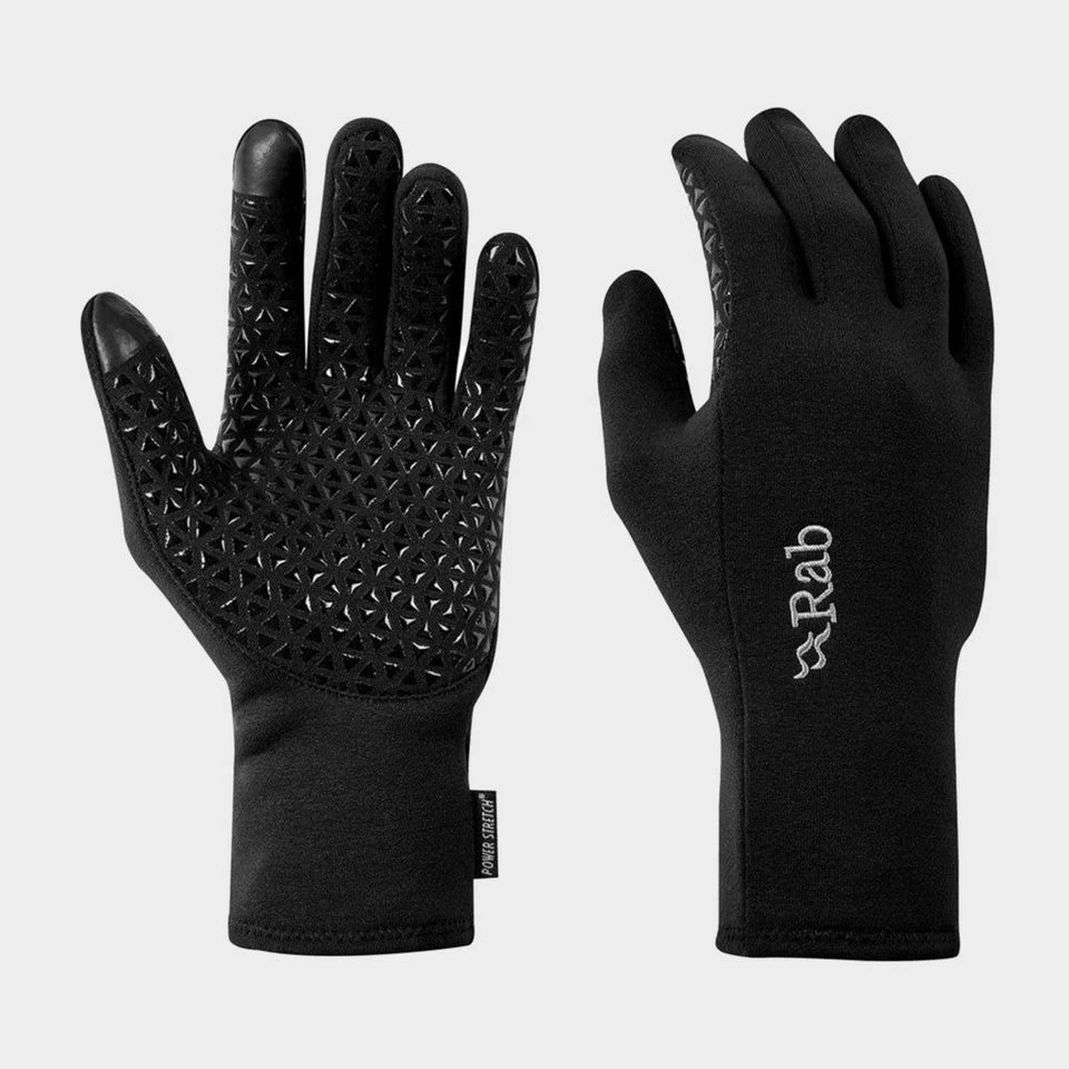 Rab Men's Power Stretch Contact Grip Glove 3 Rab Men's Power Stretch Contact Grip Glove