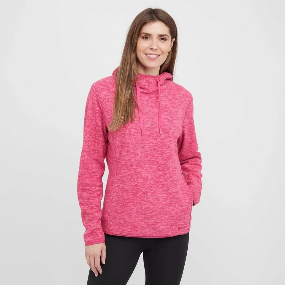 Women's Marl Fleece Hoodie 3 Women's Marl Fleece Hoodie
