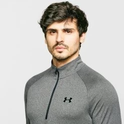 Under Armour Men's Tech™ 2.0 Long Sleeve Zip Top -Sports Outdoor go 101014 d