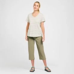 Women's Stretch Crop Trousers -Sports Outdoor go 110596 c