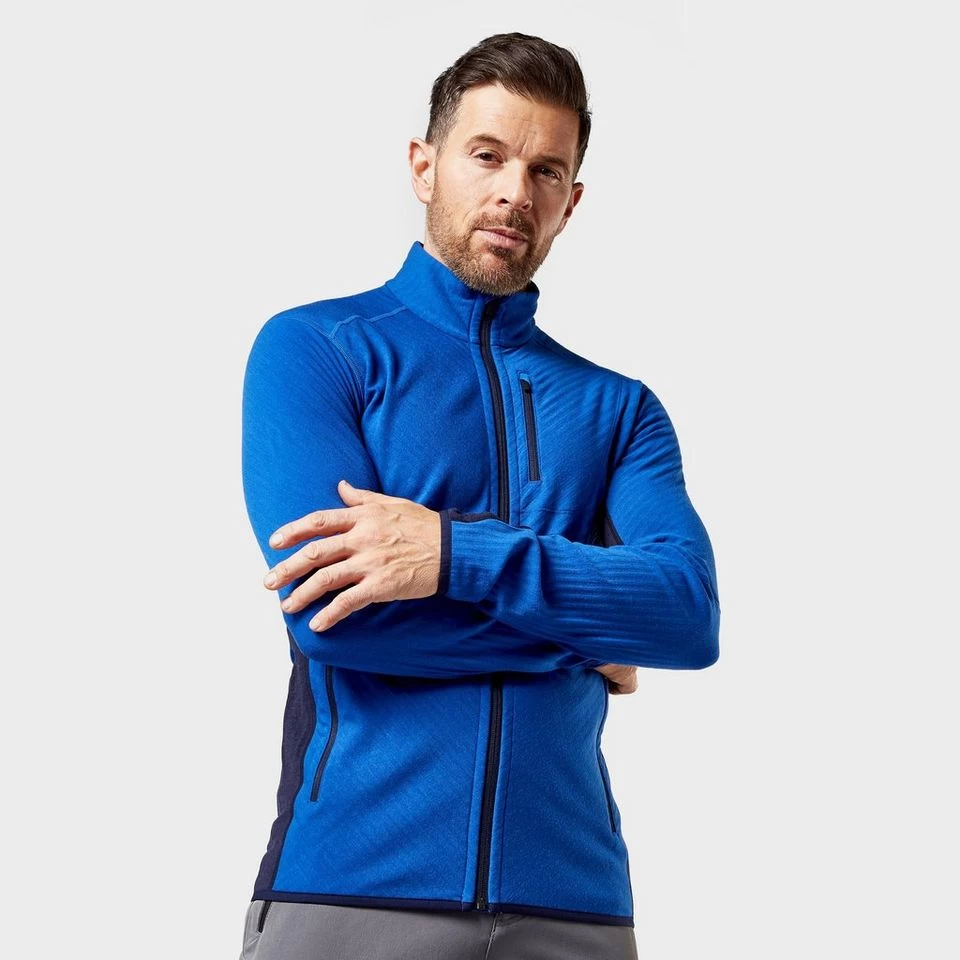 Icebreaker Men's RealFleece™ Merino Descender Long Sleeve Full Zip Jacket 3 Icebreaker Men's RealFleece™ Merino Descender Long Sleeve Full Zip Jacket