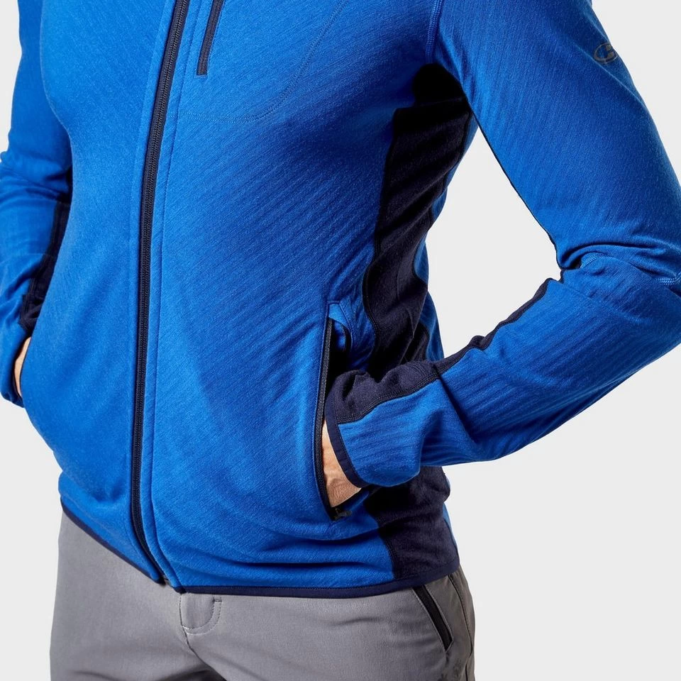 Icebreaker Men's RealFleece™ Merino Descender Long Sleeve Full Zip Jacket 8 Icebreaker Men's RealFleece™ Merino Descender Long Sleeve Full Zip Jacket - Image 6