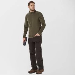 Mens' Long-sleeve Thermal Zip Top -Sports Outdoor go 208226 c