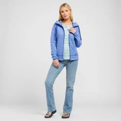 Women's Full-zip Hooded Stretch Fleece -Sports Outdoor go 258570 c