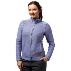Women's Wilderness Full-zip Macaroni Fleece -Sports Outdoor go 260124 z