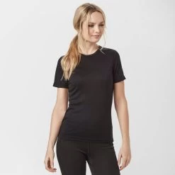 Womens' Short-sleeve Thermal Crew Neck T-shirt