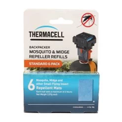 Thermacell Backpacker Mosquito Repellent Refills Mats (6 Pack) -Sports Outdoor go 326881 z