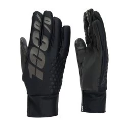100% Men's Brisker Hydromatic Waterproof Gloves -Sports Outdoor go 346257 z