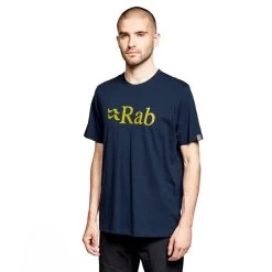 Rab Men’s Stance Logo Short Sleeved T-Shirt -Sports Outdoor go 408416 z