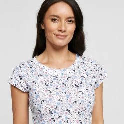 Women’s Ditsy Print Short Sleeved Tee -Sports Outdoor go 419120 d