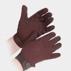 Childs Newbury Riding Gloves Brown