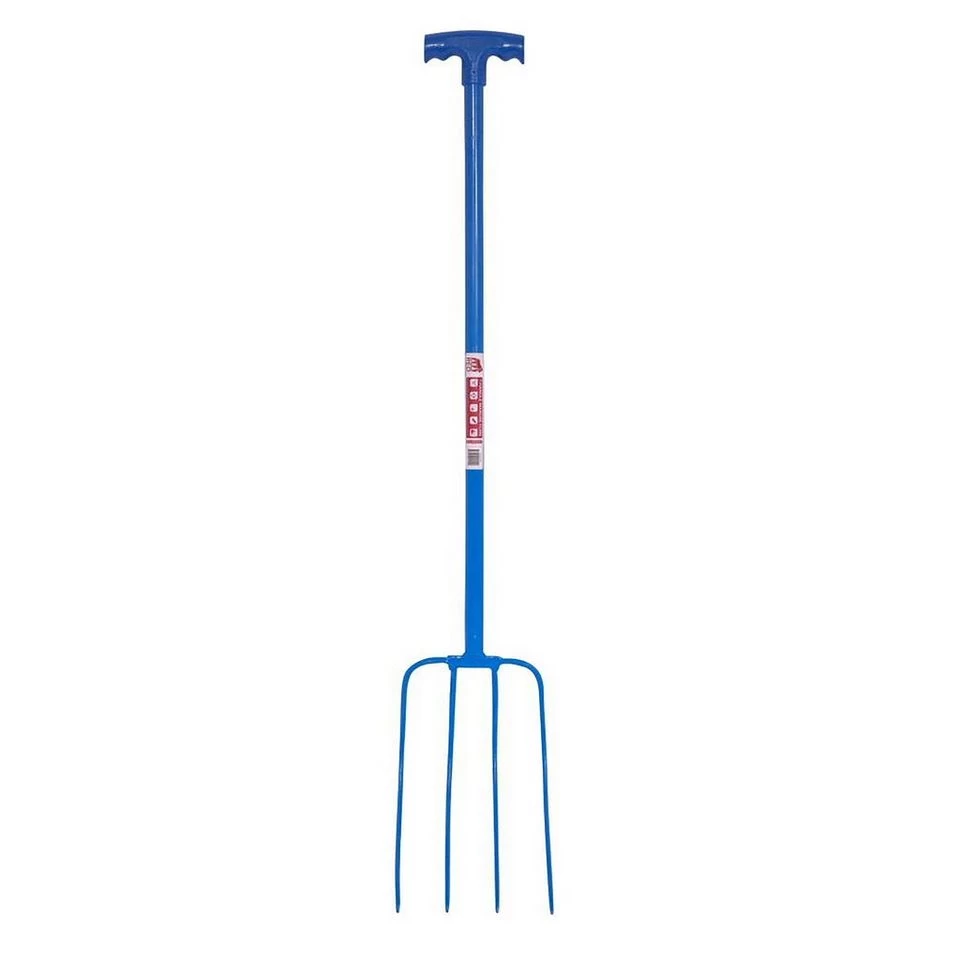 4 Prong Manure Fork T-Handle 4 4 Prong Manure Fork T-Handle - Image 2