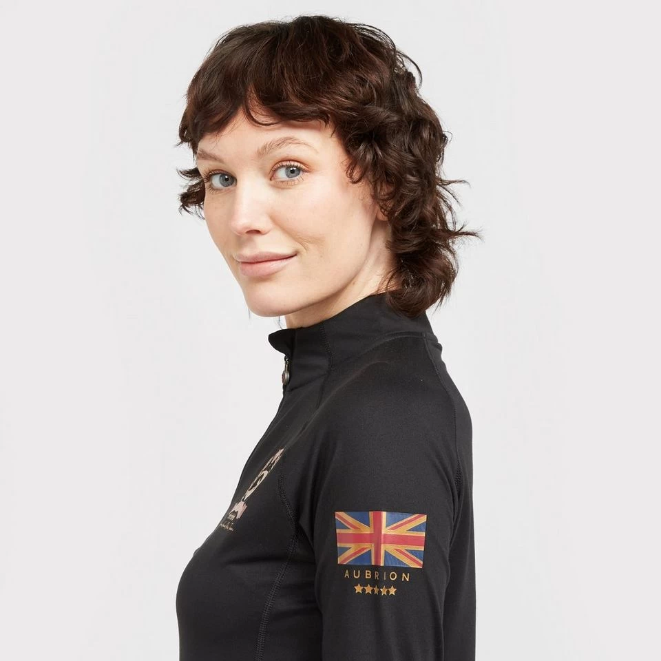 Ladies Team Long Sleeve Base Layer Black 6 Ladies Team Long Sleeve Base Layer Black - Image 4