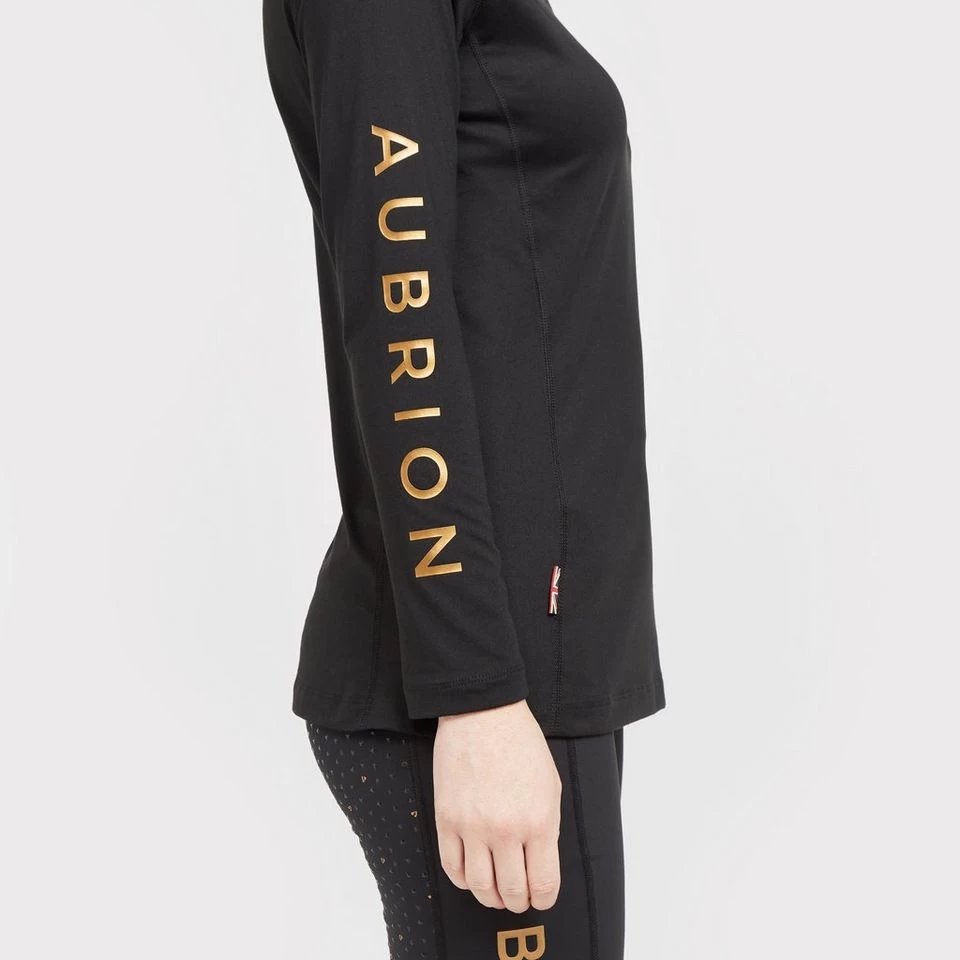 Ladies Team Long Sleeve Base Layer Black 7 Ladies Team Long Sleeve Base Layer Black - Image 5