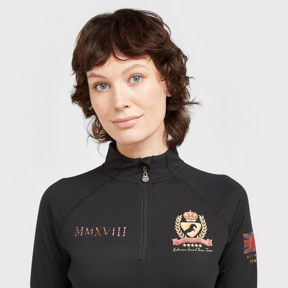 Ladies Team Long Sleeve Base Layer Black 8 Ladies Team Long Sleeve Base Layer Black - Image 6