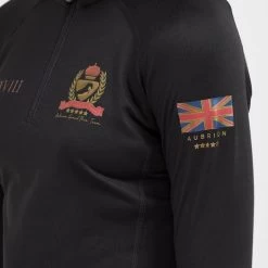 Childs Team Long Sleeve Base Layer Black -Sports Outdoor go 517318 f