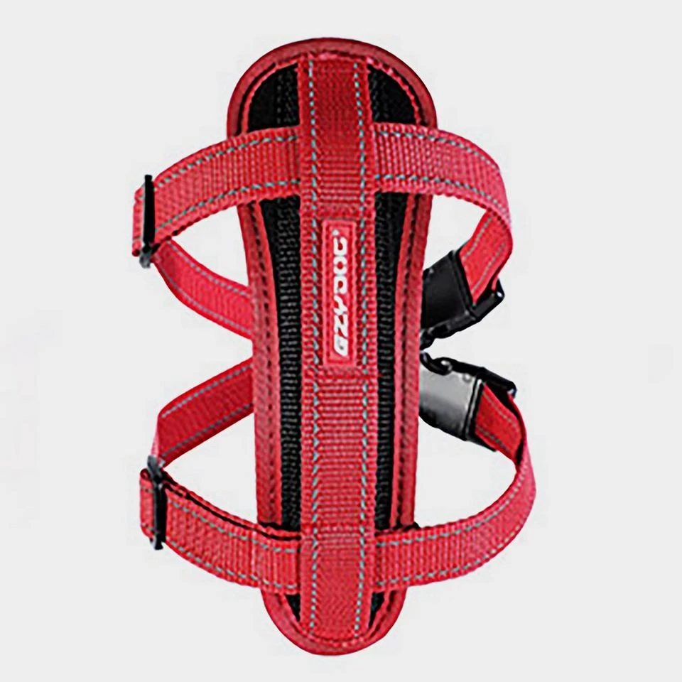 Chest Plate Dog Harness Red Small 3 Chest Plate Dog Harness Red Small