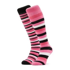 Women's Equestrian Stripe Socks 2 Pack -Sports Outdoor go 524045 z