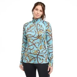 Ariat Women's Sunstopper 2.0 1/4 Zip Baselayer -Sports Outdoor go 574060 z