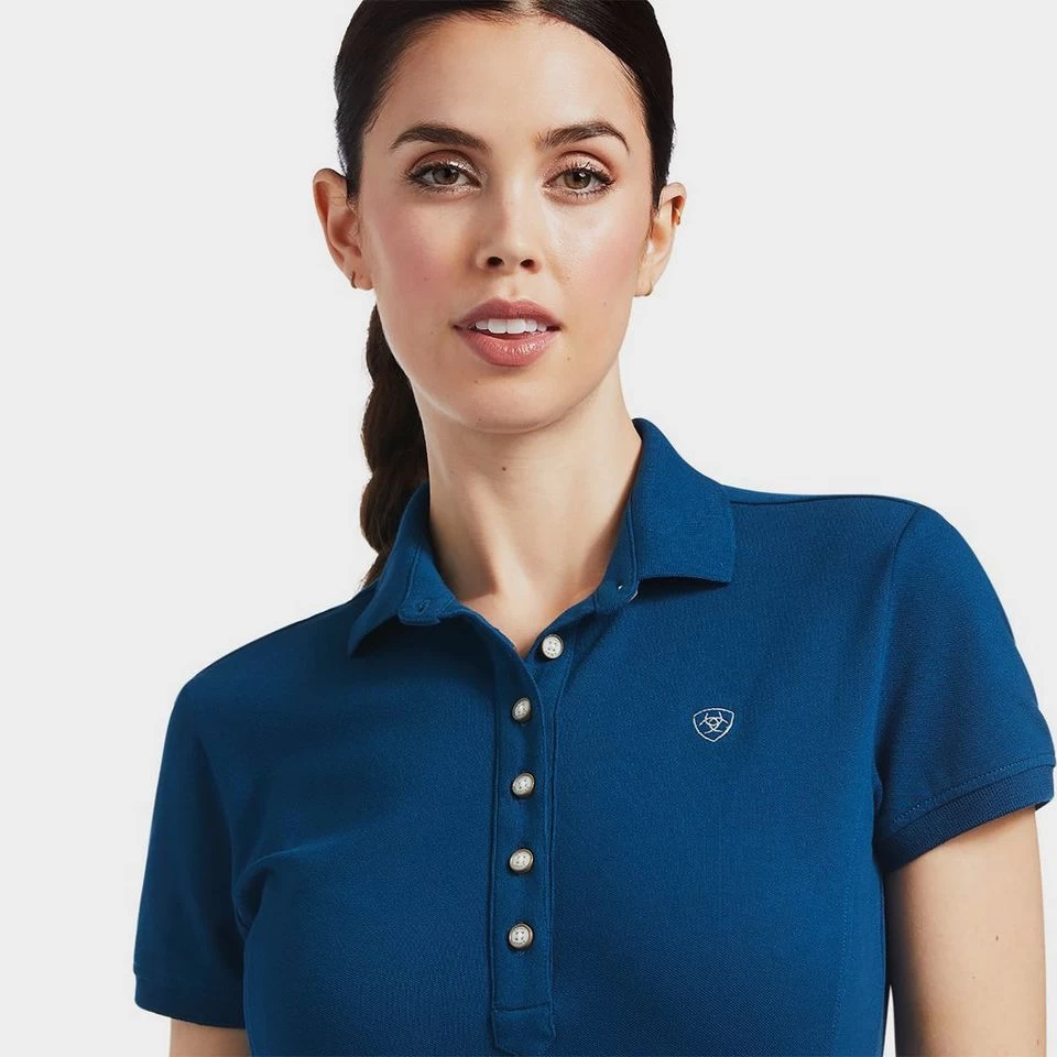 Ariat Women's Prix 2.0 Short Sleeved Polo Shirt 5 Ariat Women's Prix 2.0 Short Sleeved Polo Shirt - Image 3