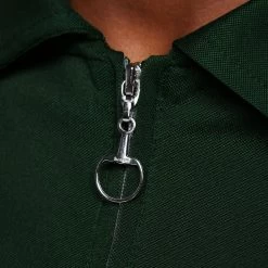 Womens Tiana Pique Long Sleeve Polo Shirt Mountain View Green -Sports Outdoor go 576941 e