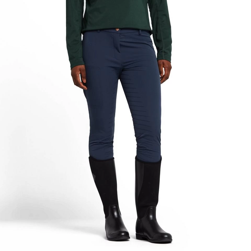 Womens Anna Silicone Full Seat Breeches Obscure Night Blue 11 Womens Anna Silicone Full Seat Breeches Obscure Night Blue - Image 9