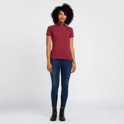 Women's Mia Short Sleeved Training Shirt Anemone -Sports Outdoor go 576988 c