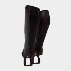Saxon Adults Equileather Half Chaps Brown -Sports Outdoor go 579748 c