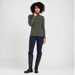 Women's Team Long Sleeved Base Layer Khaki 13 Women's Team Long Sleeved Base Layer Khaki -Sports Outdoor go 614476 c