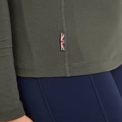 Women's Team Long Sleeved Base Layer Khaki 17 Women's Team Long Sleeved Base Layer Khaki -Sports Outdoor go 614476 g