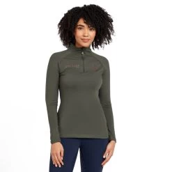 Women's Team Long Sleeved Base Layer Khaki 19 Women's Team Long Sleeved Base Layer Khaki -Sports Outdoor go 614476 z