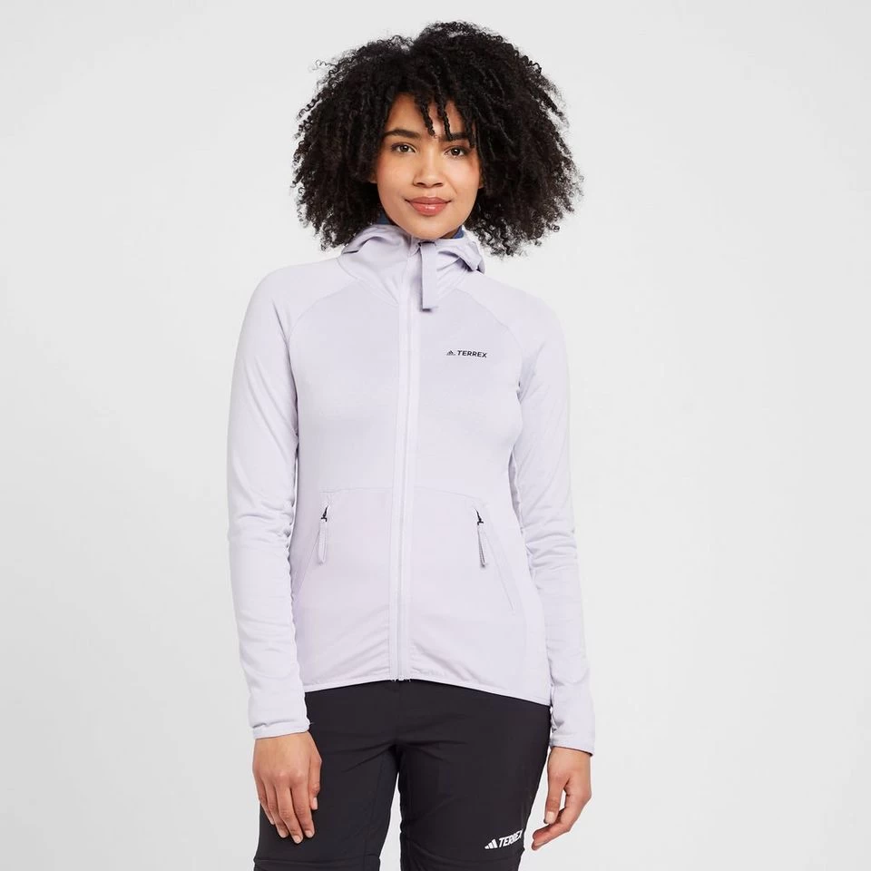 ADIDAS Women’s Tech Flooce Lightweight Hooded Jacket 3 ADIDAS Women’s Tech Flooce Lightweight Hooded Jacket